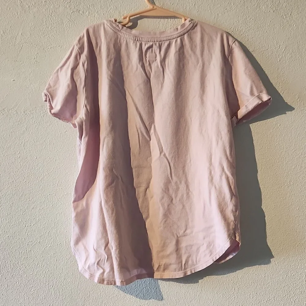 Gap kids sparkle unicorn tshirt pink size l-xl